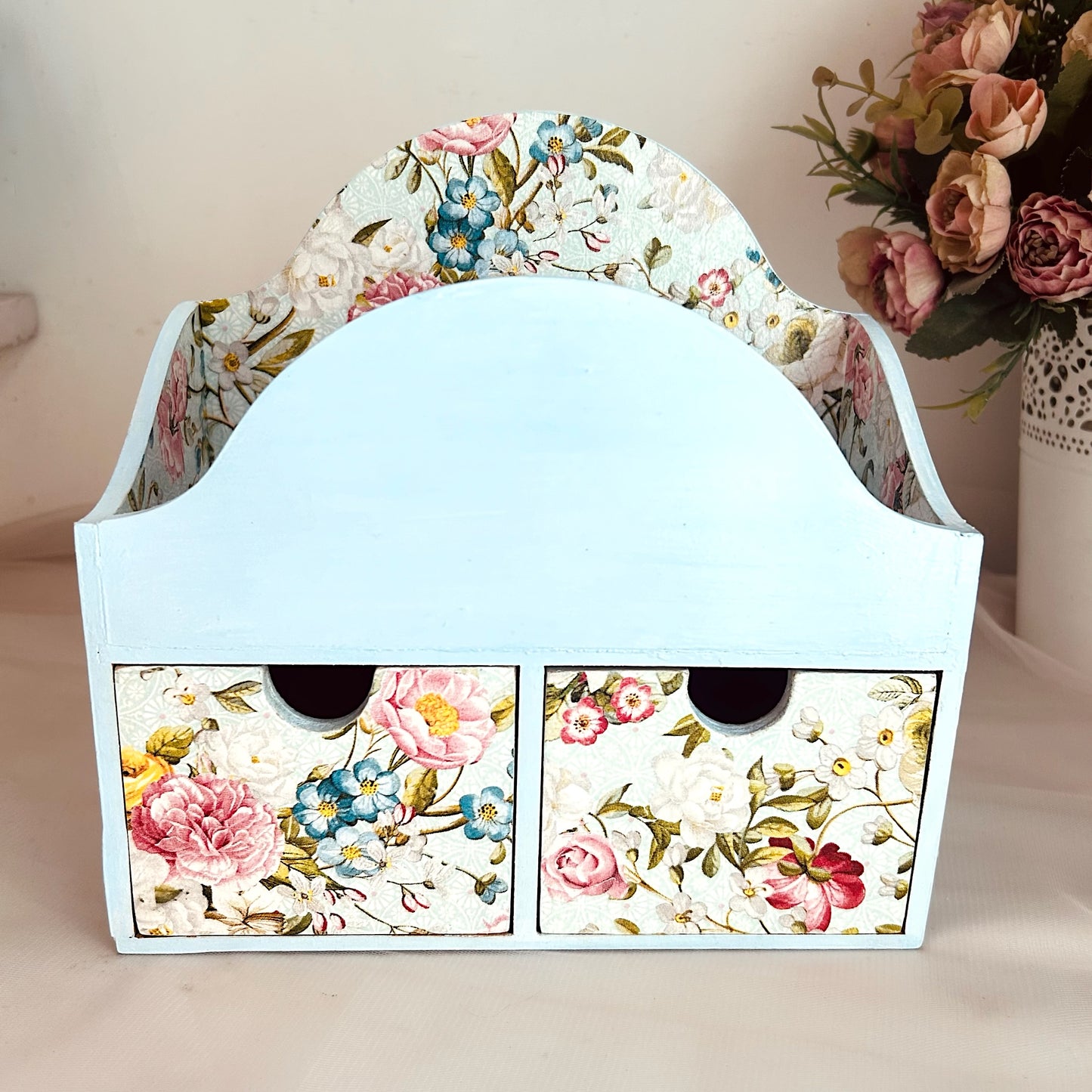 Azure Meadow Organiser | 2 drawer for Jewellery storage