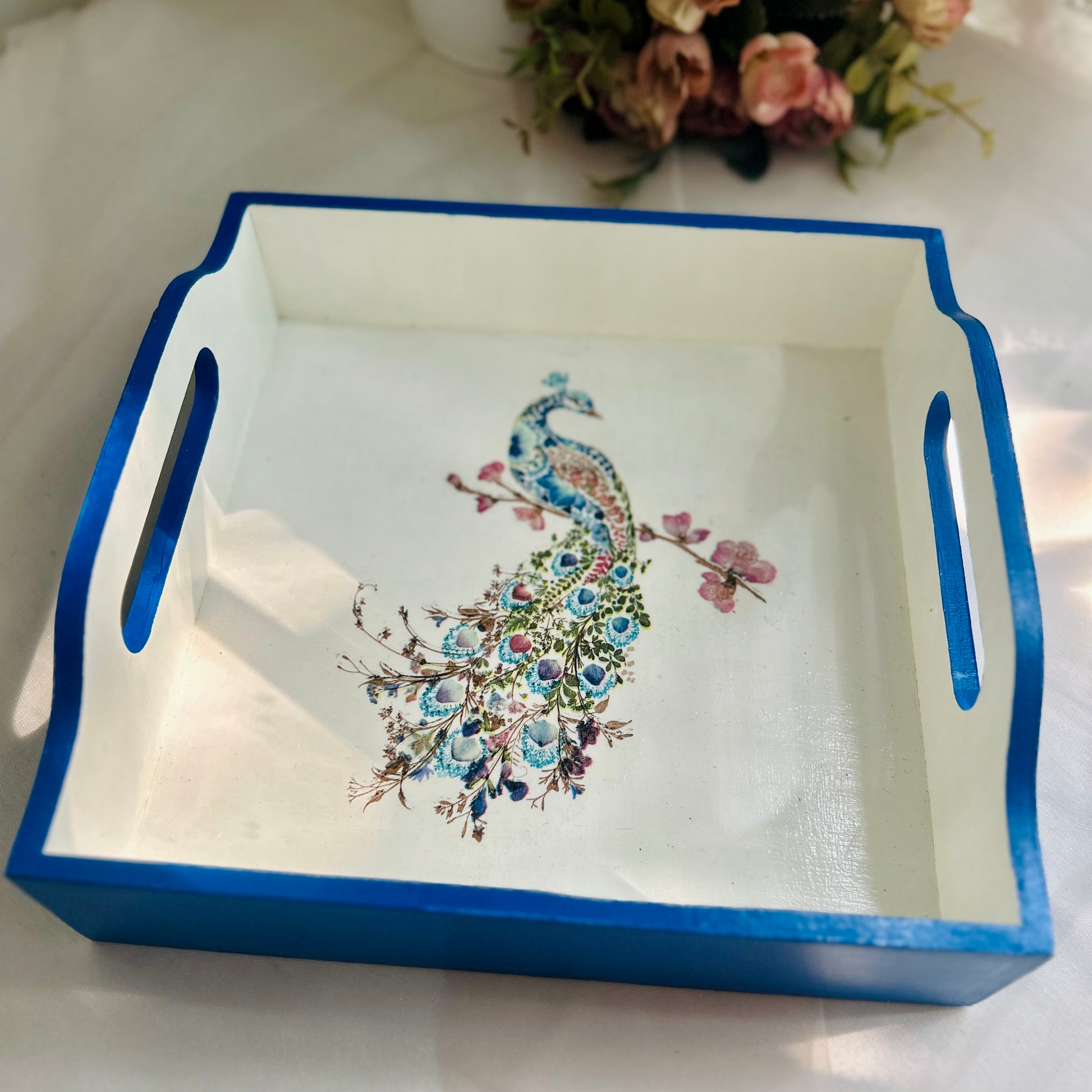 Square tray gift home decor