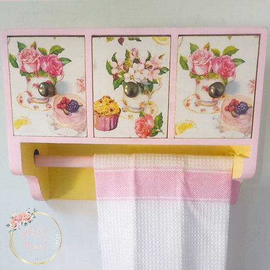 English tea kitchen roll hanger